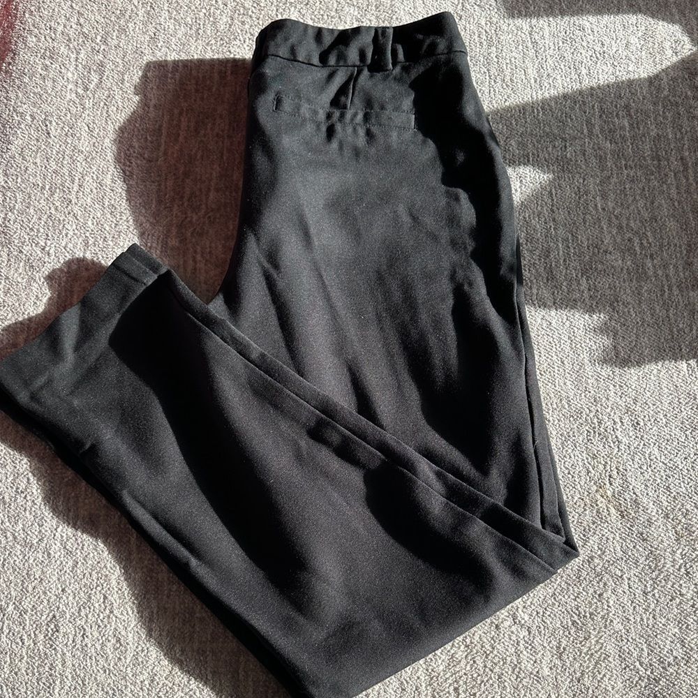 🍍ALFRED SUNG Black Ankle Pants